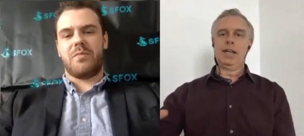 SFOX와 레이븐코인 리드개발자 트론블랙과의 원격 화상 인터뷰 갈무리