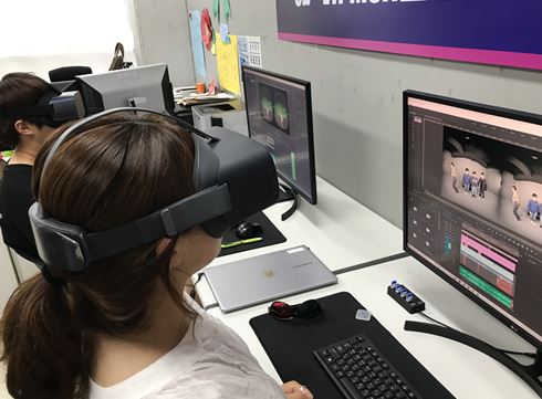 서울예대 3D-VR콘텐츠 제작 모습