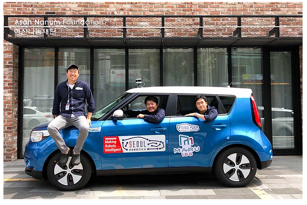 서울로보틱스 경영진 모습. [서울로보틱스 제공]