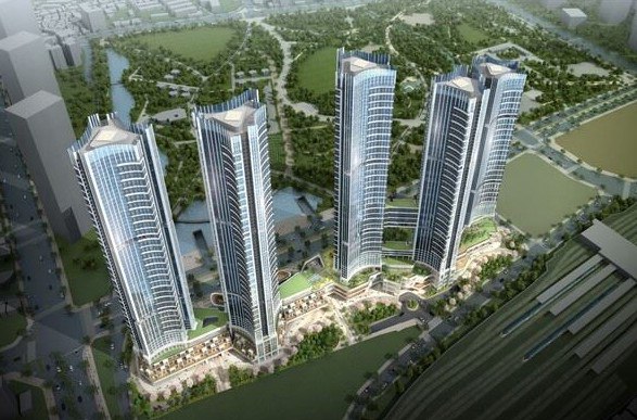 부산 촉진2-1구역 재개발 조감도. [부산시 정비사업 통합 홈페이지]<br>