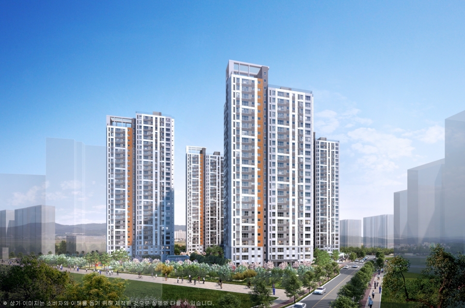 태영건설이 짓고 있는 다산 진건 데시앙 투시도. [태영건설 제공]