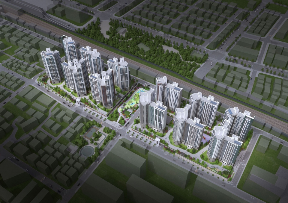 대우건설이 이달 경기도 부천시 송내동 339번지 일원(부천송내1-1구역 주택재건축정비사업)에 '송내역 푸르지오 센트비엔'을 분양한다. [대우건설 제공]