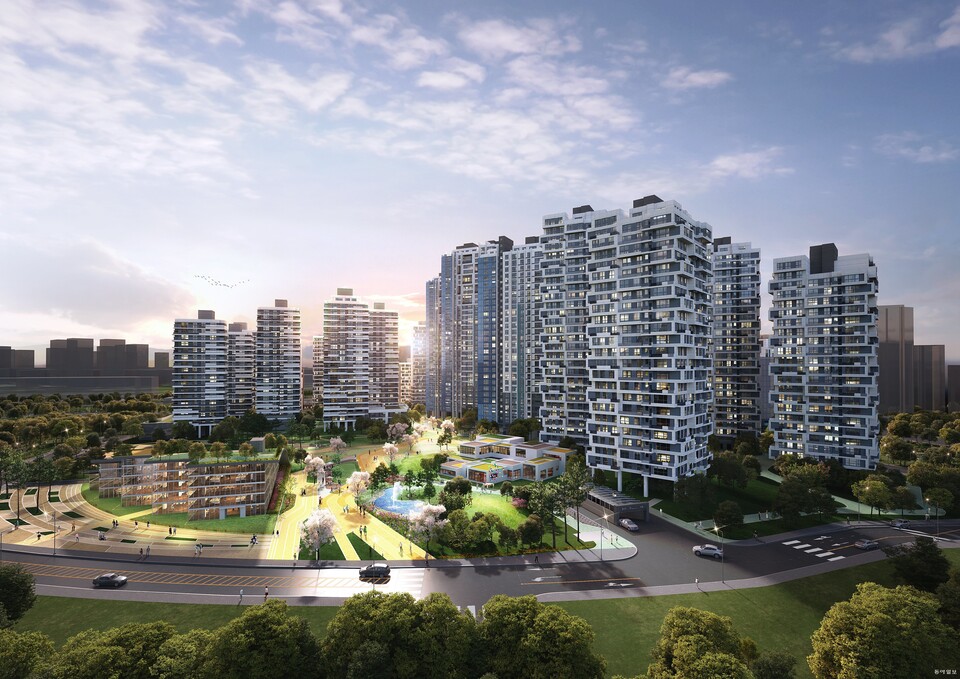 노량진1구역 투시도. [동작구청 제공]