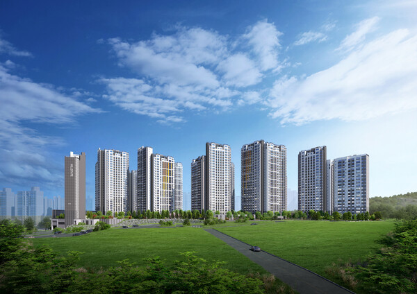 힐스테이트 두정역 투시도[현대건설 제공]