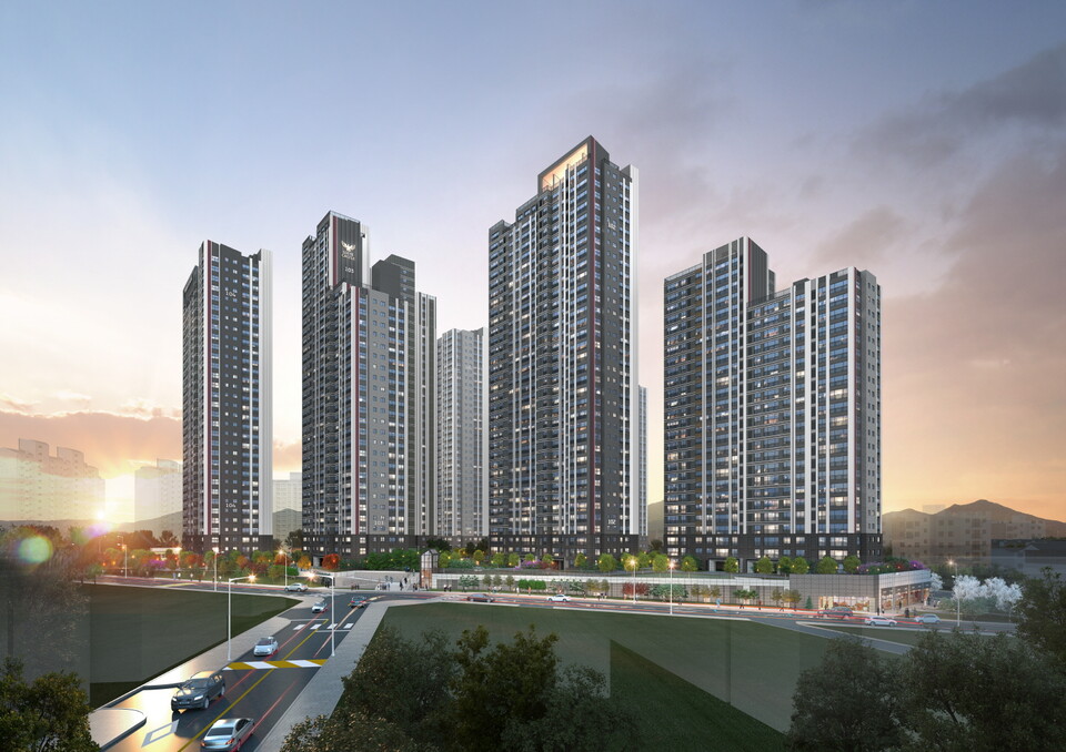 ’소사역 롯데캐슬 더 뉴엘’ 투시도. [롯데건설 제공]