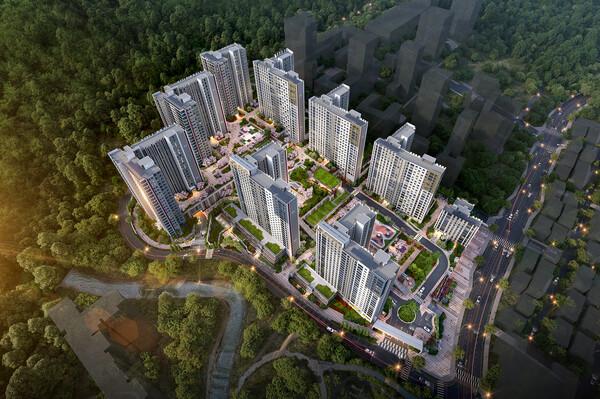 사송 롯데캐슬 조감도다. [롯데건설 제공]