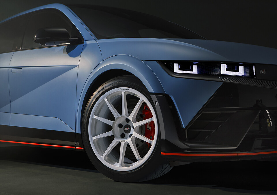 아이오닉 5 N 전용 20인치 단조 휠. [현대차 제공]