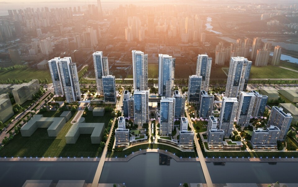 송도자이풍경채 그라노블 조감도. [GS건설 제공]