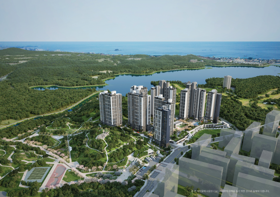 속초 더샵프라임뷰 조감도. [포스코이앤씨 제공]