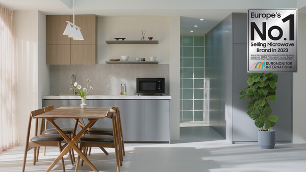 삼성전자 비스포크 스마트 전자레인지 라이프스타일 이미지.