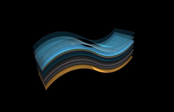 한화시스템 사내벤처 플렉셀 스페이스가 개발한 '우주용 탠덤 유연 태양전지' 셀 구조.