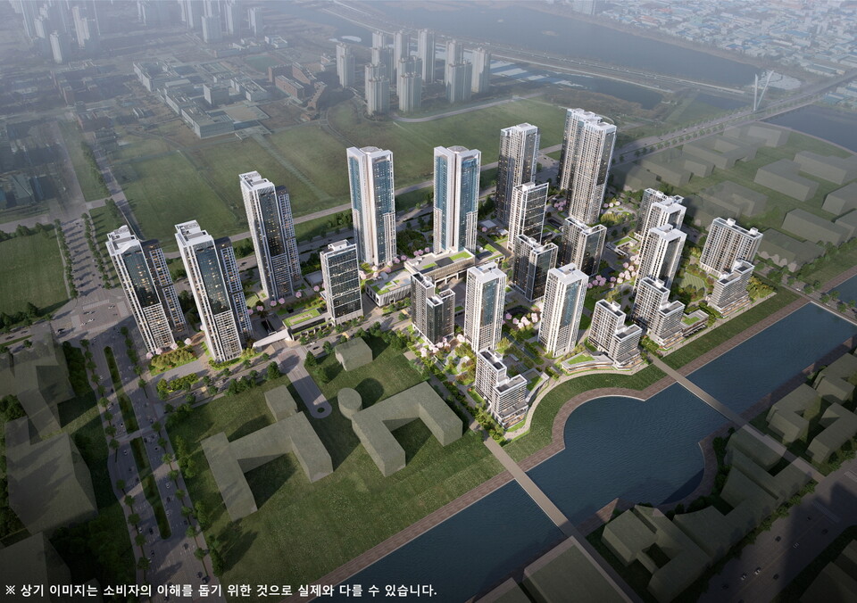 송도자이풍경채 그라노블 조감도. [GS건설 제공]