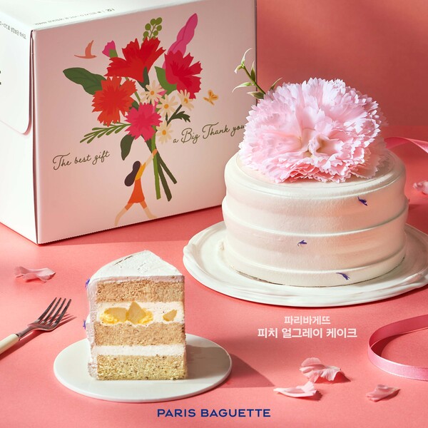 파리바게뜨 ‘피치 얼그레이 케이크’.