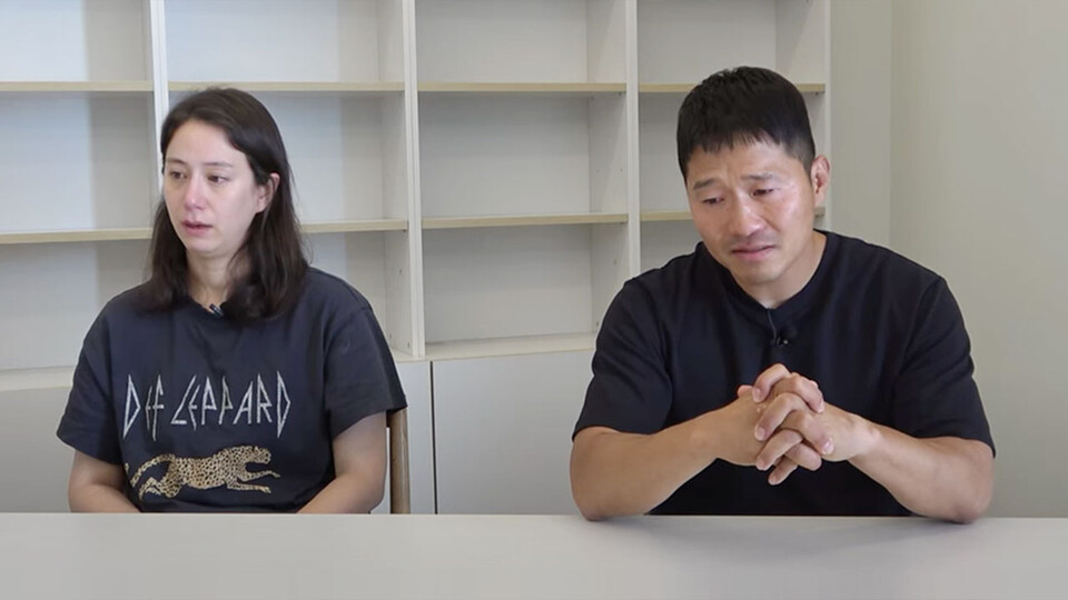 강형욱 보듬컴퍼니 대표와 그의 부인 수전 엘더씨. [강형욱 대표 유튜브 갈무리]