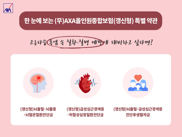 악사손해보험 ‘(무)AXA올인원종합보험(갱신형)’ 자료 이미지 [악사손해보험 제공]