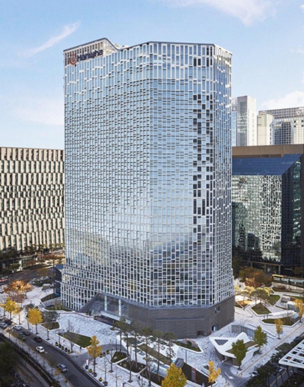 [한화그룹 사옥 전경]