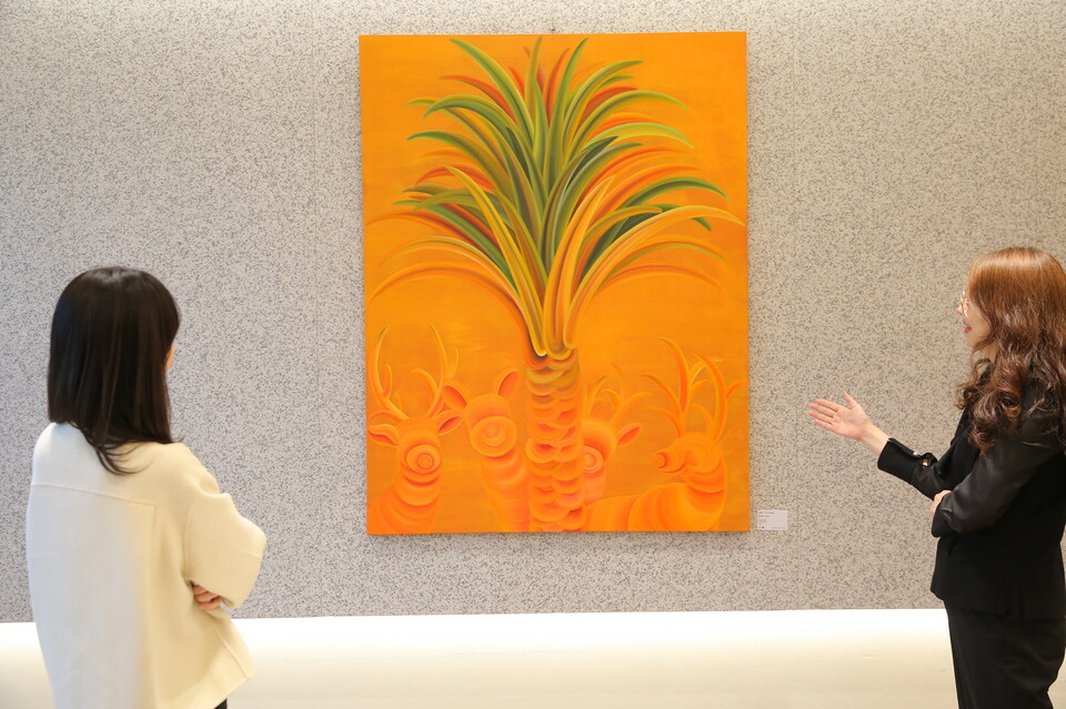 임영주 作,‘동화(同化_Reindeer)',145.5 X 112.1cm, 2018. [KB국민은행 제공]