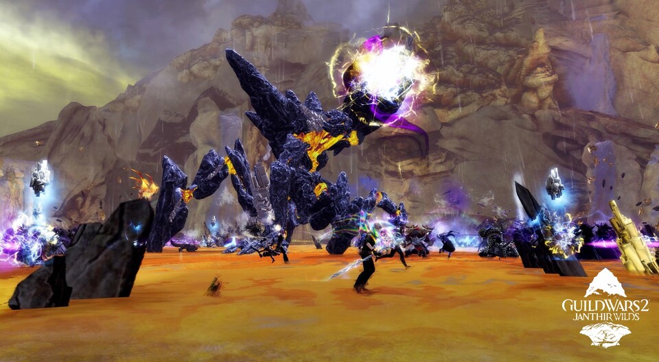 신규 업데이트 '갓스폰' 최대 50인 인스턴스 던전 '컨버전스'. [엔씨소프트 제공]