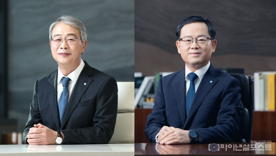 (사진 왼쪽부터) 임종룡 우리금융지주 회장, 조병규 우리은행장. [우리금융지주 제공]
