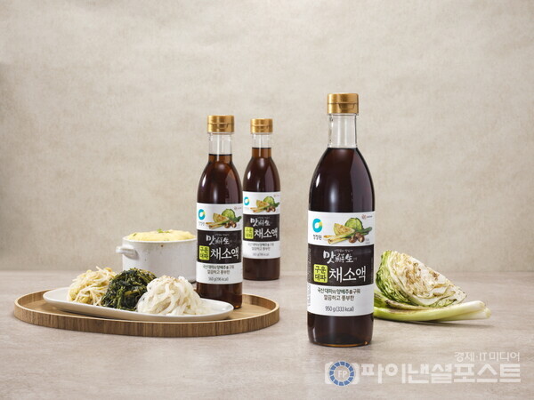 국산 대파와 양배추로 풍미를 높인 맛선생 구운대파 채소액. [대상 제공]