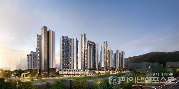 DL이앤씨, 아크로 리츠카운티 단지 투시도. [DL이앤씨 제공]