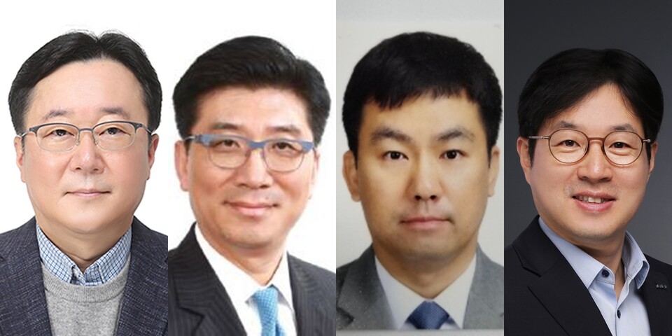 (왼쪽부터) 이승조 부사장, 이태훈 부사장, 김승준 전무, 이태훈 부사장. [현대차그룹 제공]