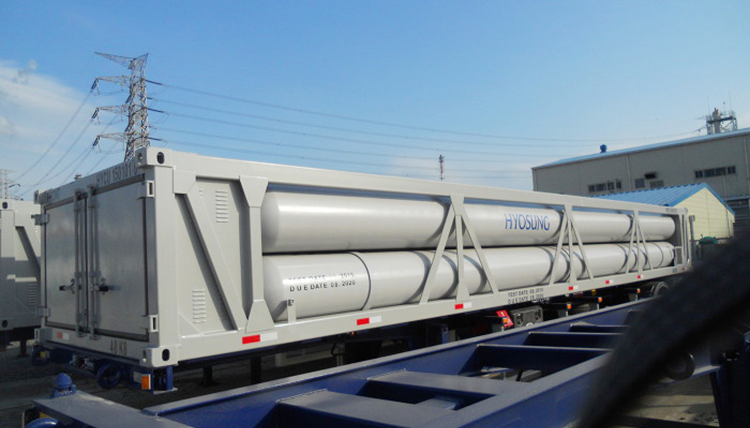 효성화학의 특수가스 NF3 생산 시설. [효성그룹 제공]