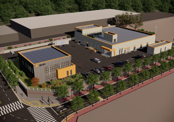 솔리비스 횡성공장 조감도. [솔리비스 제공]