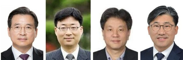 대통령실 참모진으로 발탁된 김용범 정책실장, 하준경 경제성장수석, 문진영 사회수석, 류덕현 재정기획보좌관. [사진=대통령실]
