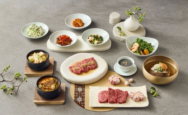 워커힐의 한우 숯불구이 전문점 '명월관'에서 선보이는 여름 보양 메뉴 '하절진미' [SK네트웍스 제공]