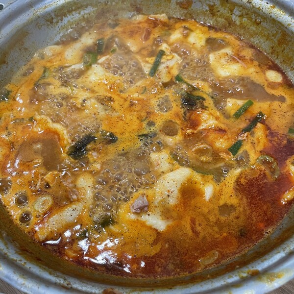 소문난성수감자탕의 수제비