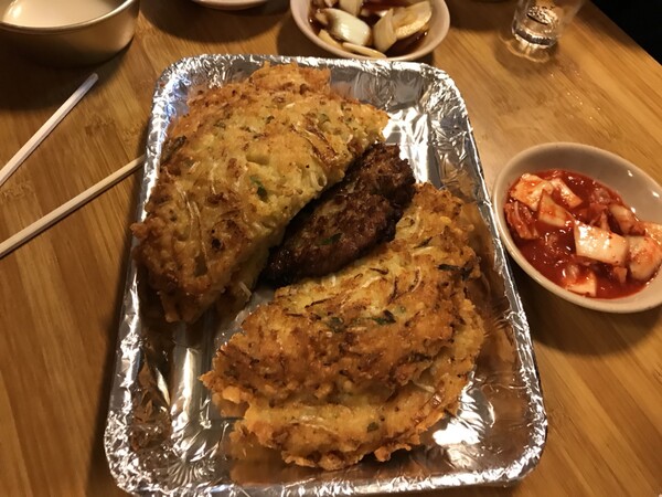 원조순희네빈대떡의 모듬 빈대떡