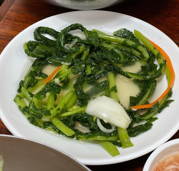 고성막국수의 열무김치 byxjune님의 인스타그램