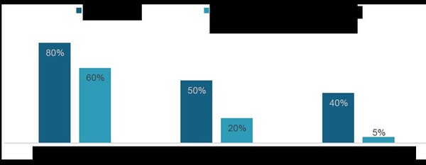 그림 4. 시범 도입-생산 간 캐즘