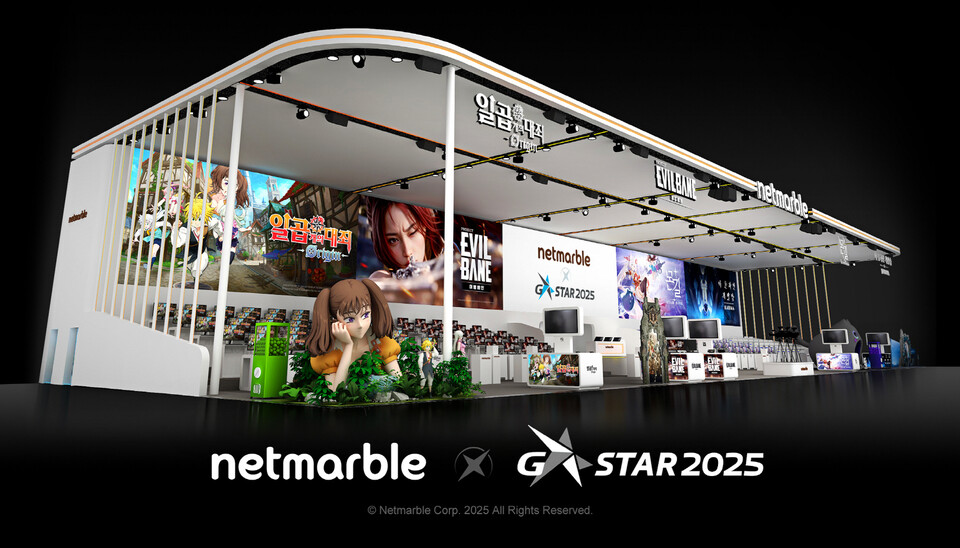 넷마블 지스타2025 부스_좌측. [넷마블 제공]