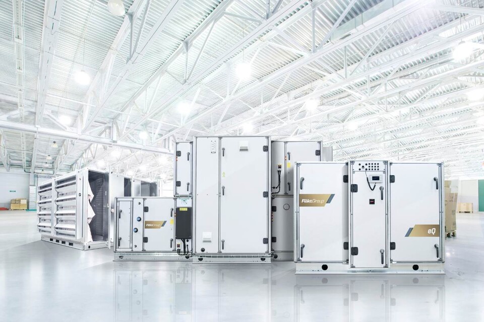 플랙트그룹이 공급하는 공기냉각, 액체냉각 등 주요 공조 솔루션 제품들 사진. [삼성전자 제공]