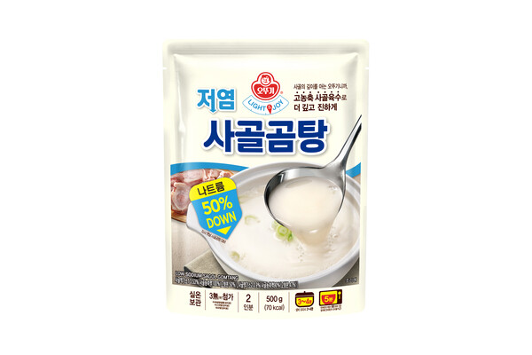 오뚜기 라이트앤조이 '저염 사골곰탕' 시뮬컷 [오뚜기 제공]