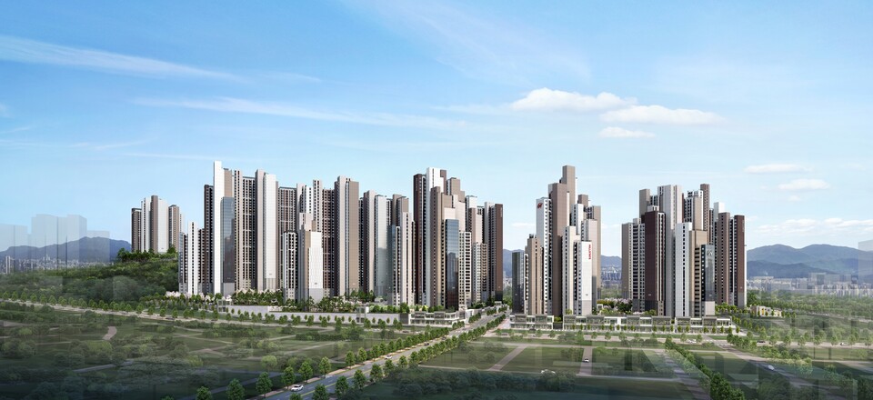 힐스테이트 광명11 투시도. [현대건설 제공]