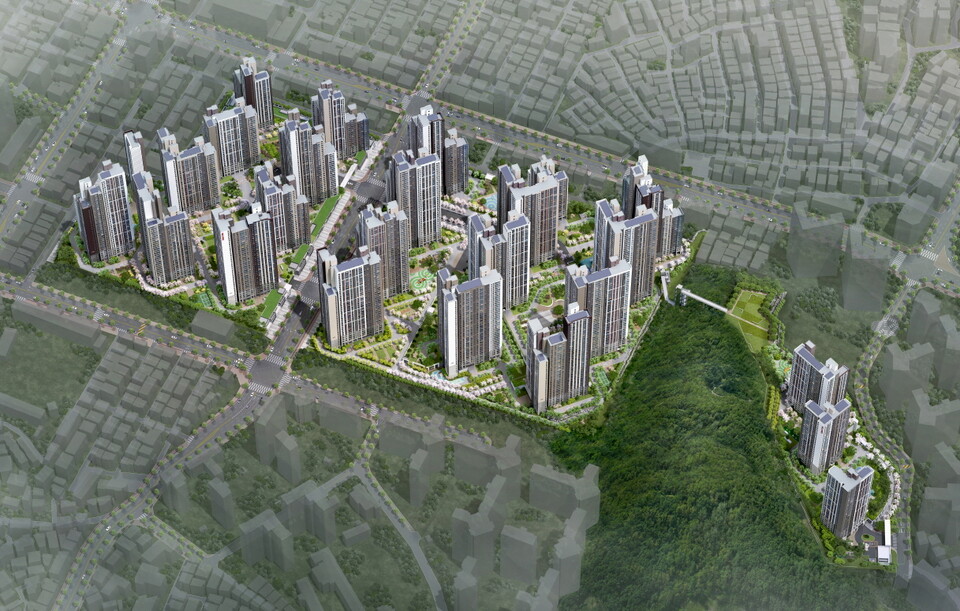 힐스테이트 광명11 조감도. [현대건설 제공]