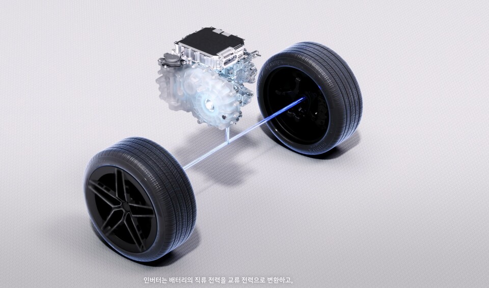 2-스테이지 모터시스템 영상 캡쳐. [현대차∙기아 제공]