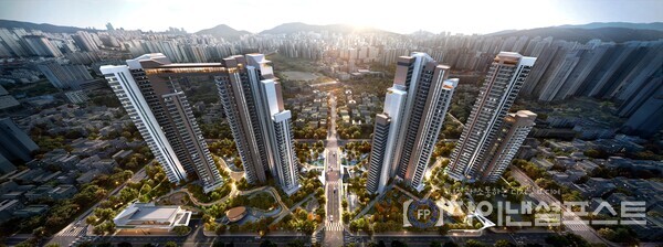 부산 사직5구역 재개발사업 조감도 [현대건설 제공]