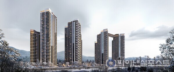 부산 사직5구역 재개발사업 투시도 [현대건설 제공]