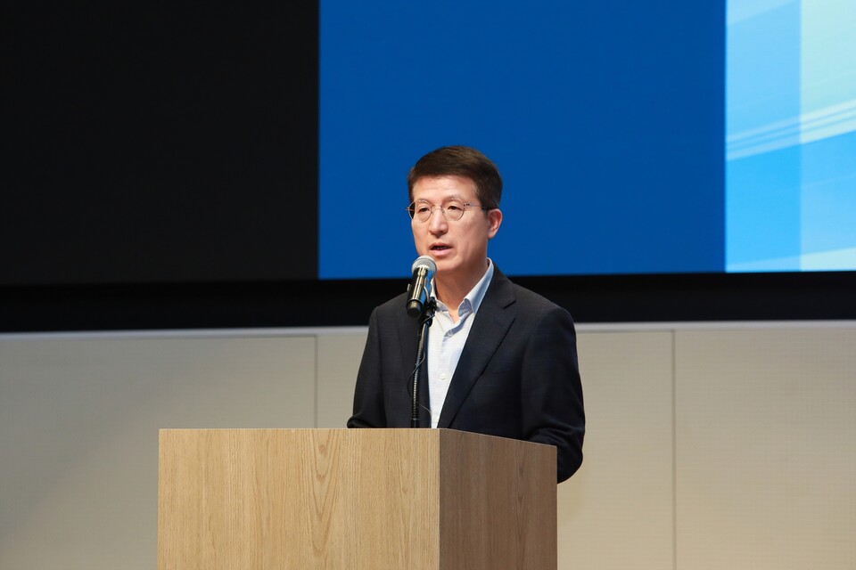 삼성물산 오세철 대표이사 사장 환영사. [삼성물산 제공]