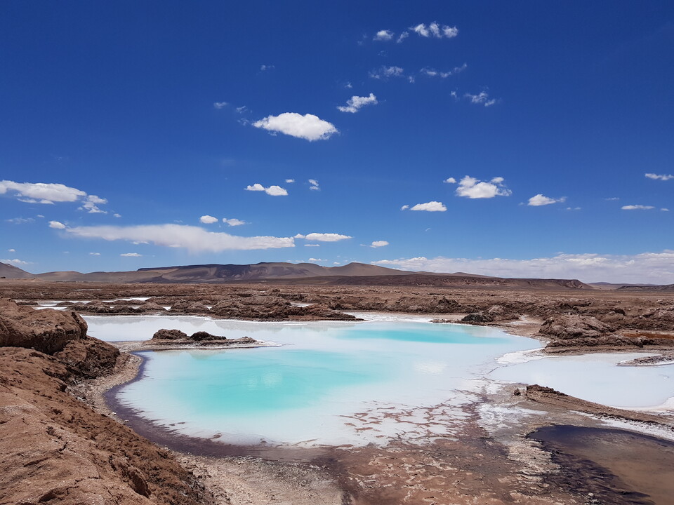 아르헨티나 옴브레 무에르토 리튬 염호. [포스코그룹 제공]