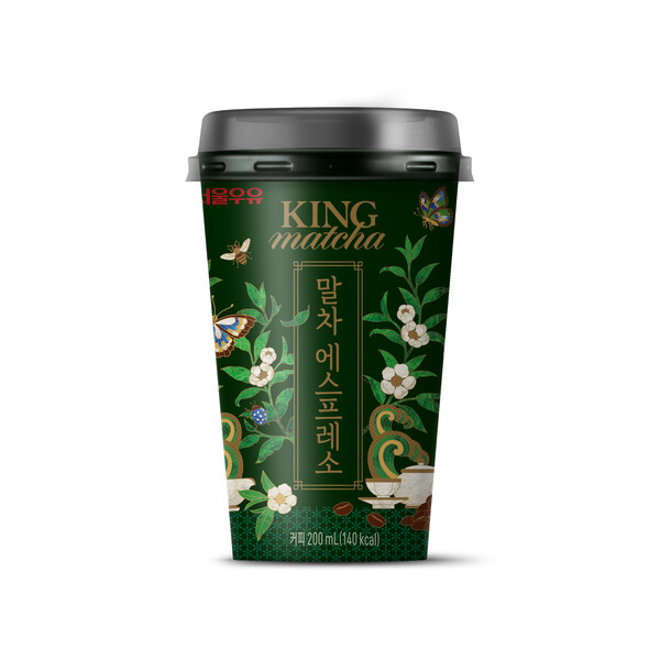 서울우유협동조합이 국산 유기농 말차에 진한 에스프레소와 고품질 우유를 더한 신제품 '킹 말차 에스프레소'를 출시한다.[서울우유협동조합 제공]