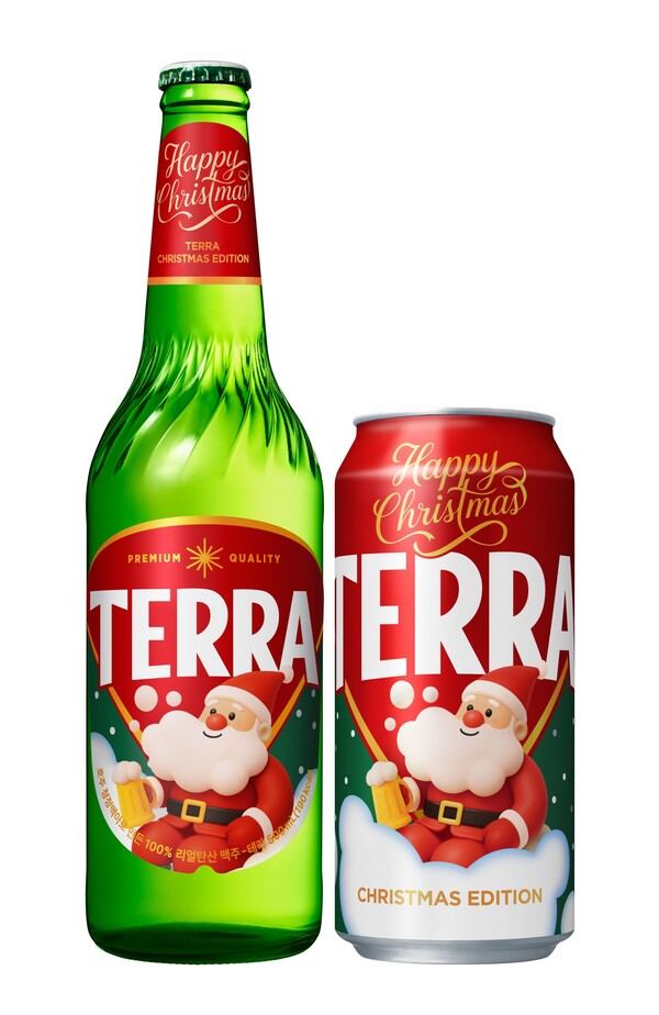 테라 크리스마스 에디션 제품 이미지 [하이트진로 제공]