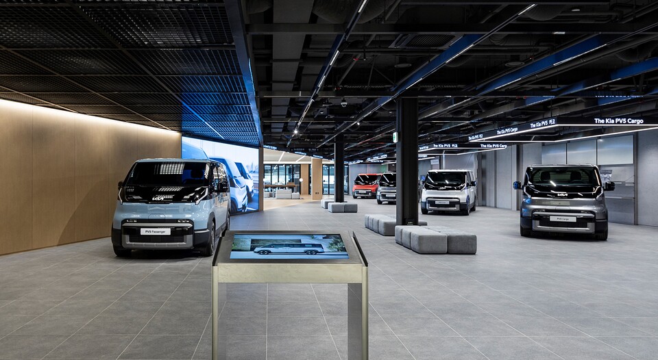 PBV 익스피리언스 센터 내부 전경. [기아 제공]