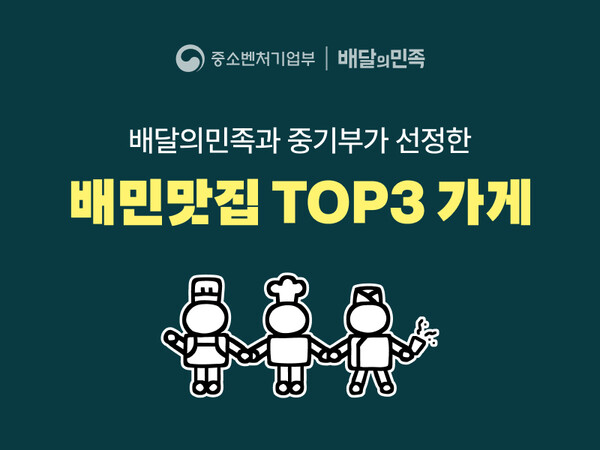 배민 운영사 우아한형제들이 중기부 주관 TOPS 프로그램 3단계에 선정된 외식업장 3곳을 위해 더현대 서울에 팝업 스토어 등을 지원한다 [우아한형제들 제공]