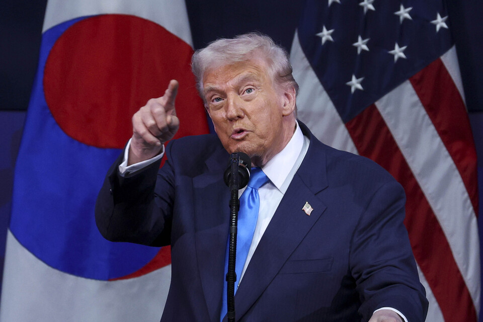 도널드 트럼프 미국 대통령 [공동취재단]