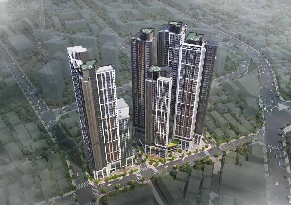 힐스테이트 선암호수공원 조감도. [현대거설 제공]